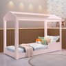 Cama Casinha Montessoriana Crystal 100% Mdf Solteiro Rosa - 6