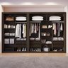 Closet Modulado 6 Gavetas Preto Amoudi Móveis - 4