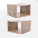 Ver imagem 1 de Kit de 2 Nicho sem Fundo 30x20 Freijó