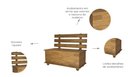 Ver imagem 6 de Banco Baú Lenhador Made Wood