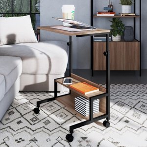 Mesa Auxiliar Móvel com Regulagem de Altura Artetube 