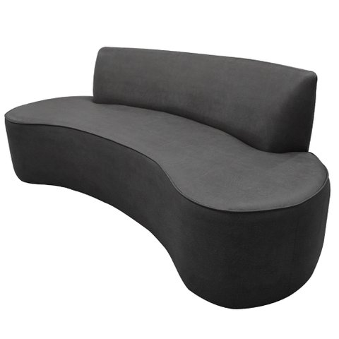 Sofá 3 Lugares 180cm Mônaco Corano Cinza - Nexta Casa