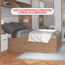 Ver imagem 2 de Cama Casal com Gavetão Auxiliar Versátil