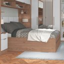 Ver imagem 1 de Cama Casal com Gavetão Auxiliar Versátil