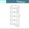 Estante de Canto 5 Prateleiras 136cmx166cm AZ - 3