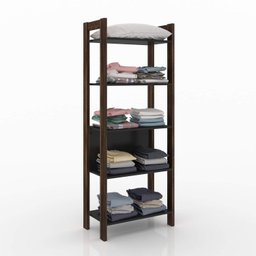 Estante de Canto 5 Prateleiras 136cmx166cm AZ - 8