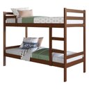 Ver imagem 2 de Beliche de Madeira Maciça para Colchão 88x188cm Multimóveis Cr35272 Walnut