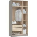 Ver imagem 3 de Guarda Roupa 3 Portas 2 Gavetas Urban 