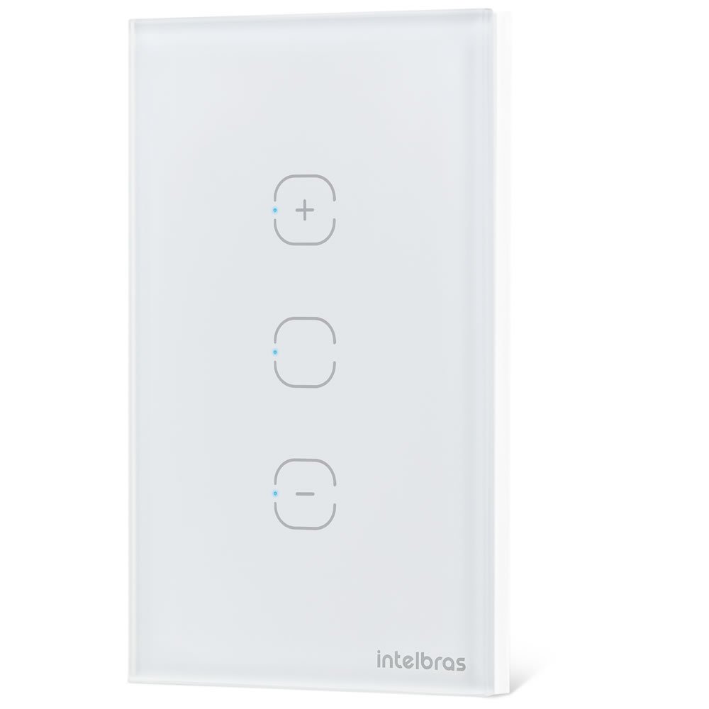 Interruptor Dimmer Smart Wi-Fi Touch 1 Tecla EWS 1101 Branco Intelbras - 3