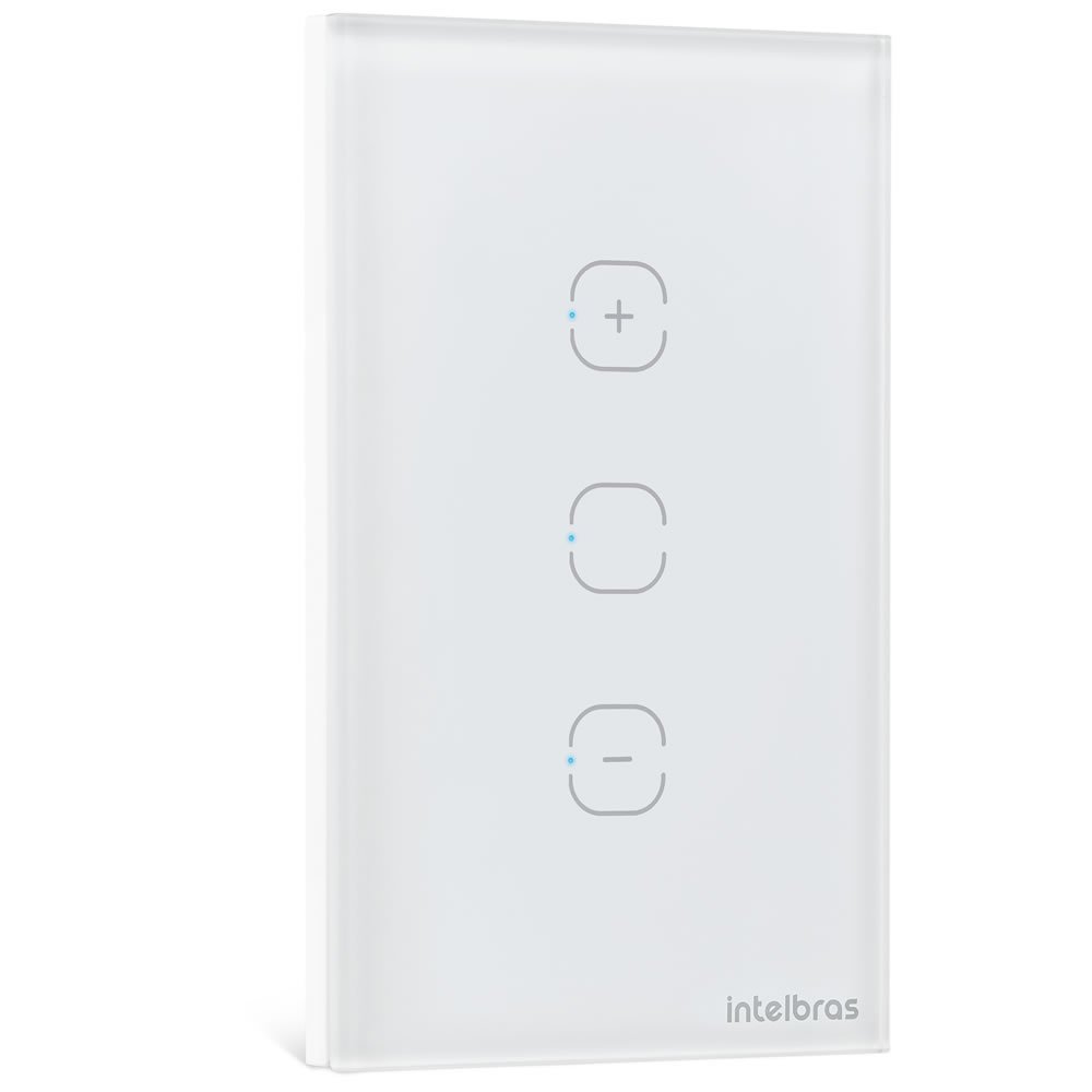 Interruptor Dimmer Smart Wi-Fi Touch 1 Tecla EWS 1101 Branco Intelbras - 2