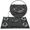 Fogão Cooktop Gás 5 Bocas Chama Tripla 127v/220 Preto - 4
