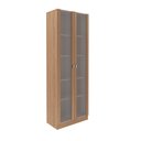 Ver imagem 3 de Conjunto de Armários C/ Portas de Vidro Amêndoa Tecnomobili
