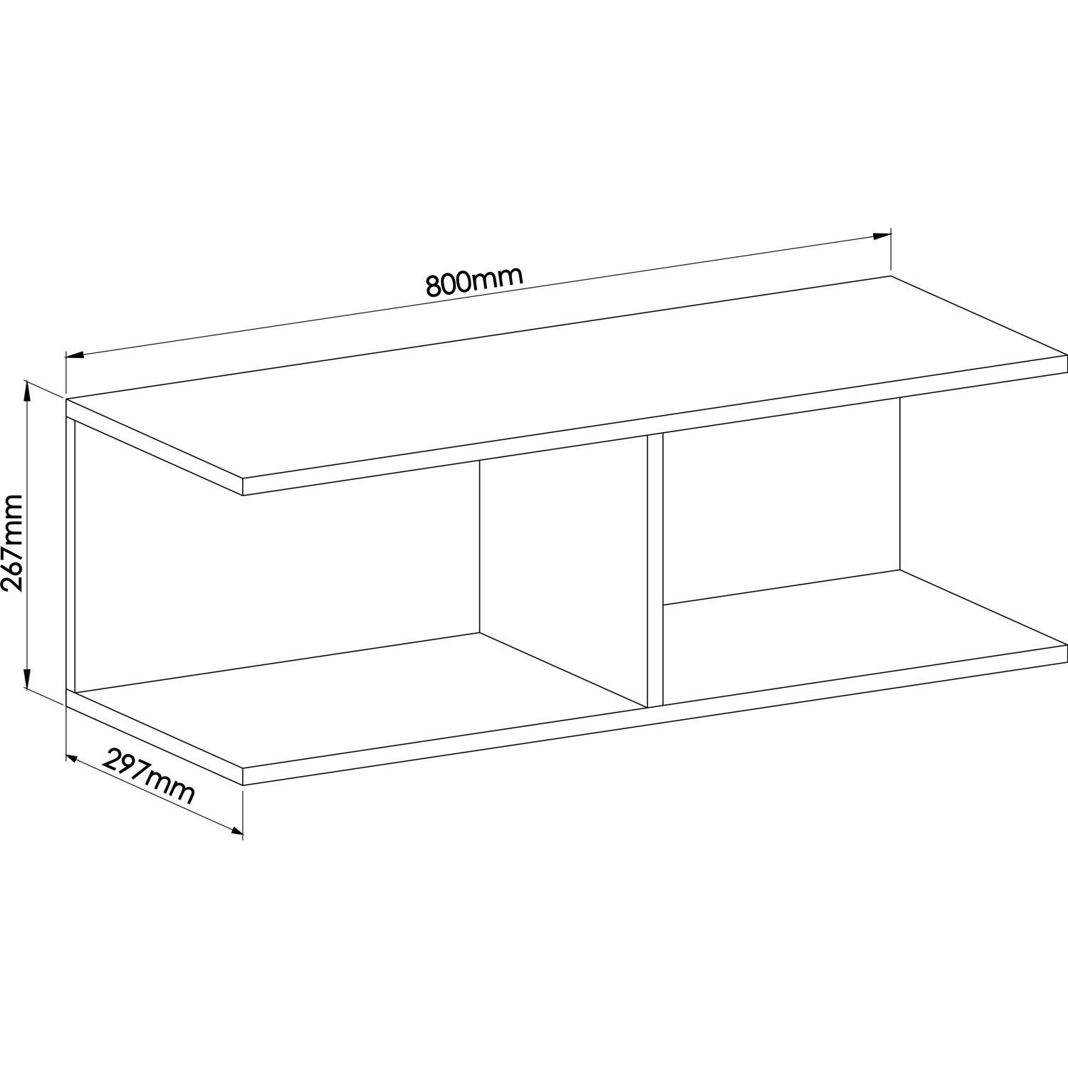 Nicho para Quarto MDF Requinte+ Móveis Castro - 3