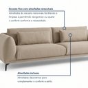 Ver imagem 5 de Sofá Living 4 Lugares com Almofadas 250cm Siena