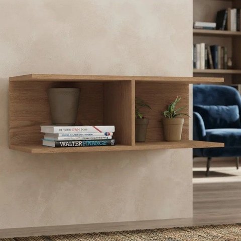 Nicho para Quarto Requinte+ Marrom 100% MDF
