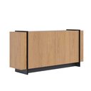 Ver imagem 2 de Buffet Aparador Decorativo 160cm Destin Freijó/preto G73 - Gran Belo