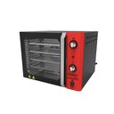 Ver imagem 1 de Forno Convector Elétrico Venâncio FCSB4E 4 Esteiras Inox 55L Vermelho 220V