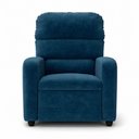 Ver imagem 2 de Poltrona do Papai Reclinável Kwid Veludo Azul Matrix