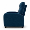 Ver imagem 4 de Poltrona do Papai Reclinável Kwid Veludo Azul Matrix