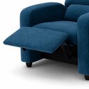 Ver imagem 6 de Poltrona do Papai Reclinável Kwid Veludo Azul Matrix
