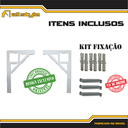 Ver imagem 4 de Mão Francesa Grande 20x30cm Quadrada BRANCA All Style