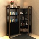 Ver imagem 1 de Estante de Canto 2 Portas 136cmx166cm AZ