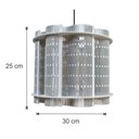 Ver imagem 6 de Lustre Pendente Para Sala Pé direito Duplo Quatro Brisa Branco