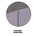 Ver imagem 6 de Armário de Aço 2 Portas com Chave 4 Prateleiras AP402 Cinza/Lilas