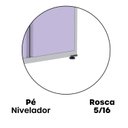 Ver imagem 7 de Armário de Aço 2 Portas com Chave 4 Prateleiras AP402 Cinza/Lilas