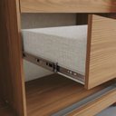 Ver imagem 3 de Guarda-roupa Vasti 02 Portas Deslizantes C/ Espelho 4 Gavetas - Henn