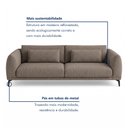 Ver imagem 7 de Sofá Living 3 Lugares com Almofadas 210cm Siena