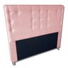 Cabeceira estofada cama box casal para quarto Barbara 160 cm Rose -Anchar Estofados - 1