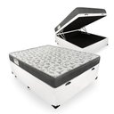 Ver imagem 1 de Cama Box com Baú Queen + Colchão Queen ISO 100 D33 (158x198x58) - Ortobom