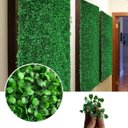 Ver imagem 5 de Kit 16 Painéis de Folhagens Artificiais Placa de Buxinho (60x40) Jardins Permanentes para Decoração