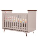 Ver imagem 4 de Quarto Infantil Meli MDF Infantil Guarda-Roupa Roupeiro + Berço + Cômoda Rosê