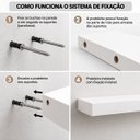 Ver imagem 2 de Prateleira 150cm MDF Dallas On Móveis:Oliva BP