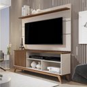 Ver imagem 1 de Rack  com Painel para TV até 50 Polegadas Retrô Malbec Vivare Giga Móveis