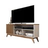 Rack  com Painel para TV até 50 Polegadas Retrô Malbec Vivare Giga Móveis - 4