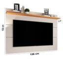 Ver imagem 6 de Rack com Painel para TV até 50 Polegadas Retrô 198CMX136CM Malbec Vivare Marrom/Off White