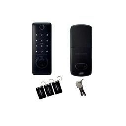 Fechadura Digital Externa D100 IBluetooth Acabamento Preto - 3