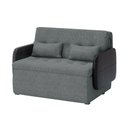Ver imagem 3 de Sofá Cama 2 Lugares Casal 1,30 Mts Pompeia Sissy Matrix Cor:Facto Preto + Napoli Cinza