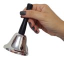 Ver imagem 1 de Sino de Mão para Papai Noel Campainha Natal de Base Metal