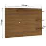 Rack com Painel para TV até 50 Polegadas Mirage 180cm Giga Móveis - 4