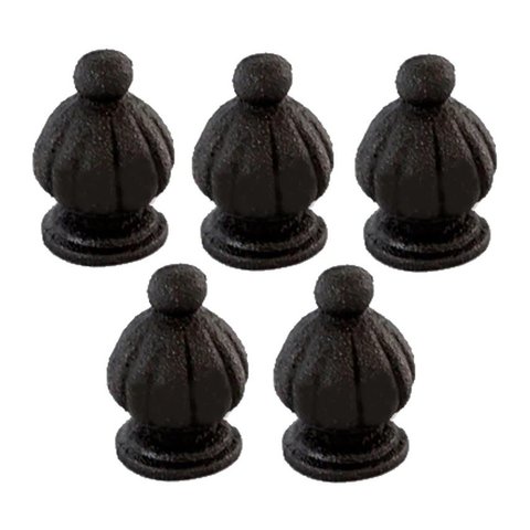 Kit 5 Pinha Ferro Fundido N13 para Grade Sacada Muro 5x3cm