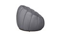 Ver imagem 3 de Kit Poltrona Decorativa C/ Puff + Almofada Concha Veludo Cinza - Londrilar