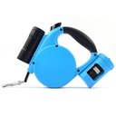 Ver imagem 1 de Guia Coleira Retrátil para Cães Cachorros 4,5 Metros Resistente Lanterna Azul Claro - Paws