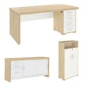 Ver imagem 2 de Conjunto Escritório: Mesa 6213 + Balcão 6206 +armário 6207