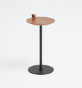 Ver imagem 2 de Mesa de Apoio Halter - Tampo Carvalho - Base Aço Carbono - Altura 55cm