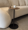 Ver imagem 6 de Mesa de Apoio Halter - Tampo Carvalho - Base Aço Carbono - Altura 55cm