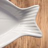 Travessa melamina peixe Texture branca 28x13,5x7 cm Haus Brinox - 5